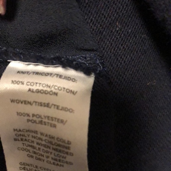 Loft Women’s Navy Tank With Ruffle Detail - Picture 6 of 6